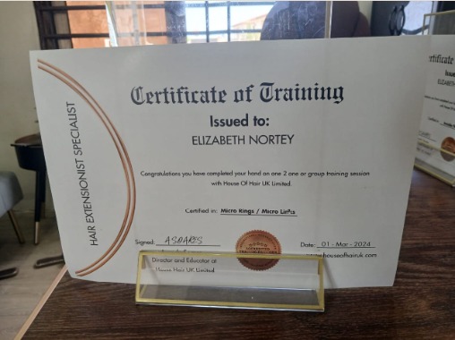 Micro Rings / Micro Links certificate